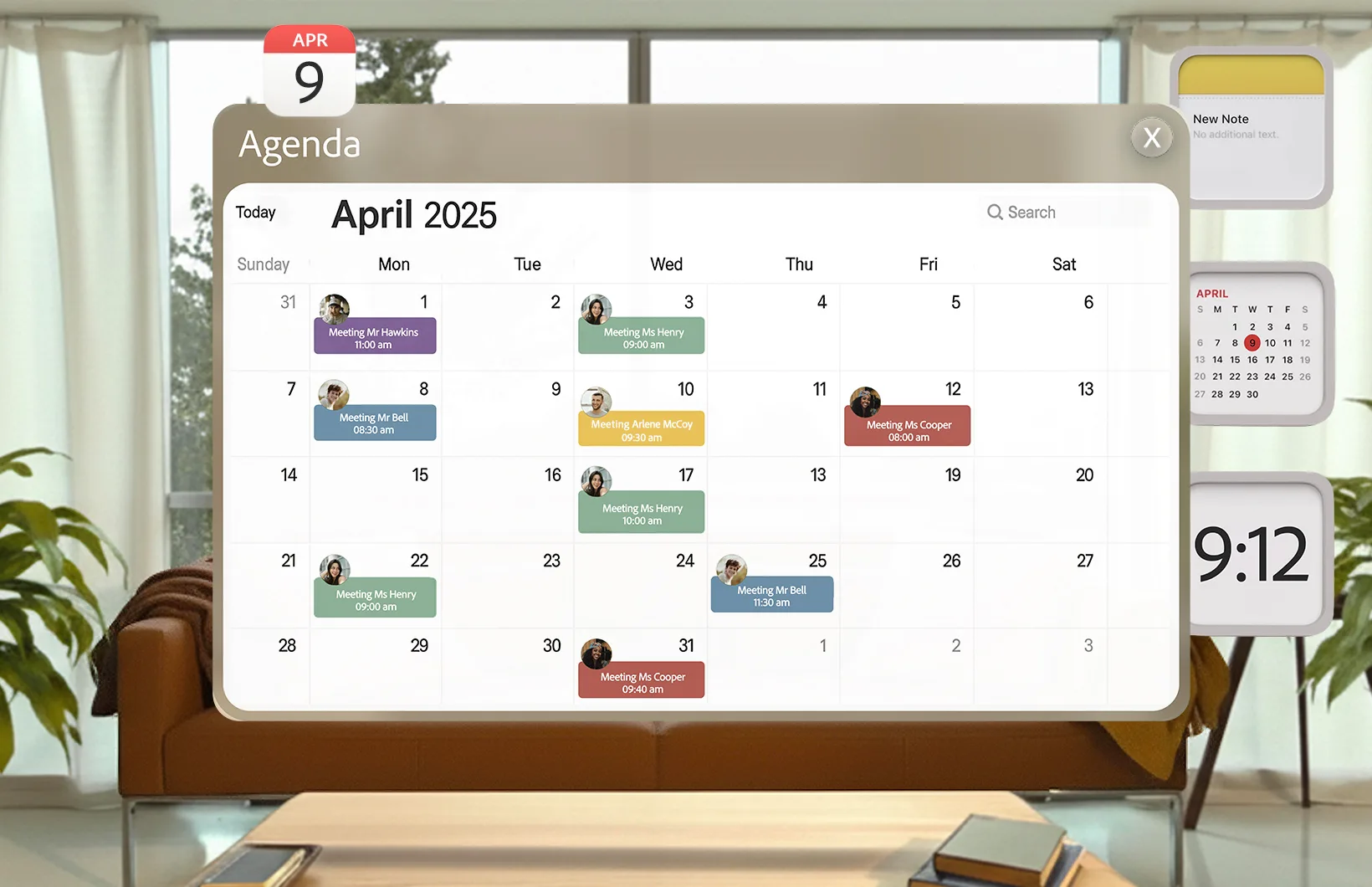Sincronización de agenda en tiempo real